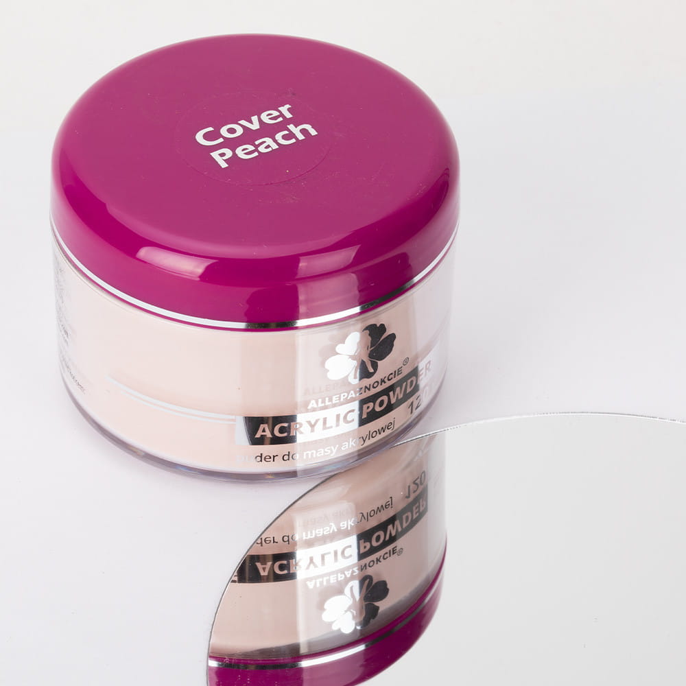 Puder Akrylowy Do Paznokci Allepaznokcie Cover Peach 120 G Nr 6
