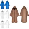 Premium Quality Star Wars Jedi Warrior Hooded Cloak Cape Robe For Cosplay Events