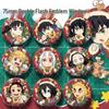 Demon Slayer Christmas Edition: 75mm Double Flash Badge - Tanjiro, Shinobu, Giyu