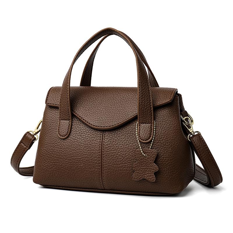 Handbag Women's Bag 2025 New Fashion High-end Commuter Multilayer Bag Casual One Shoulder Crossbody Bag