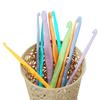 12Pcs Crochet Hook Comfortable Grip DIY Plastic Stitches Crafts Knitting Needle Hand Sewing Tool for Tailor