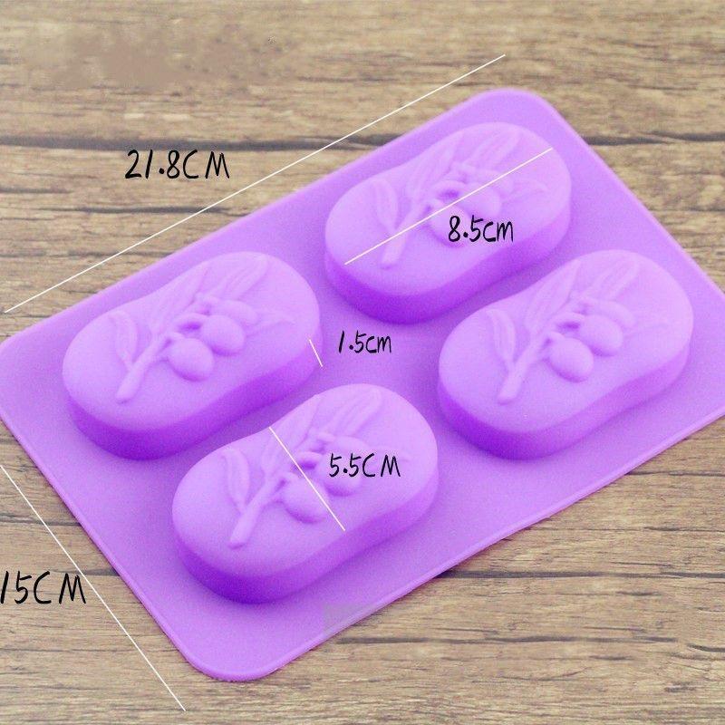 Tree Shape Silicone Soap Mold Form Handmade Soap Making Molds Soap Mould Form Sugarcraft Cake Chocolate Decorating Tools