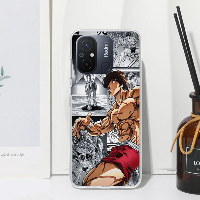 Baki the Grappler Original Anime Phone Case For Xiaomi Redmi 14C 13 13C 12 12C 10 10A 10C 9 9A 9C 9T 8 8A 7 7A 6A 6 Pro K80 K70