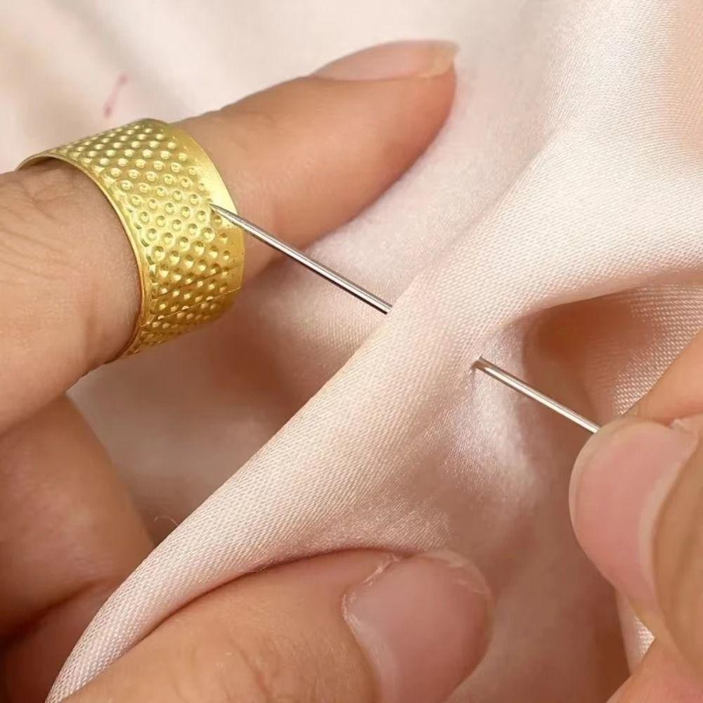 37PCS Stainless Steel Sewing Tool Set Large Eye Steel Manual Sewing Tool Kit  Crafting