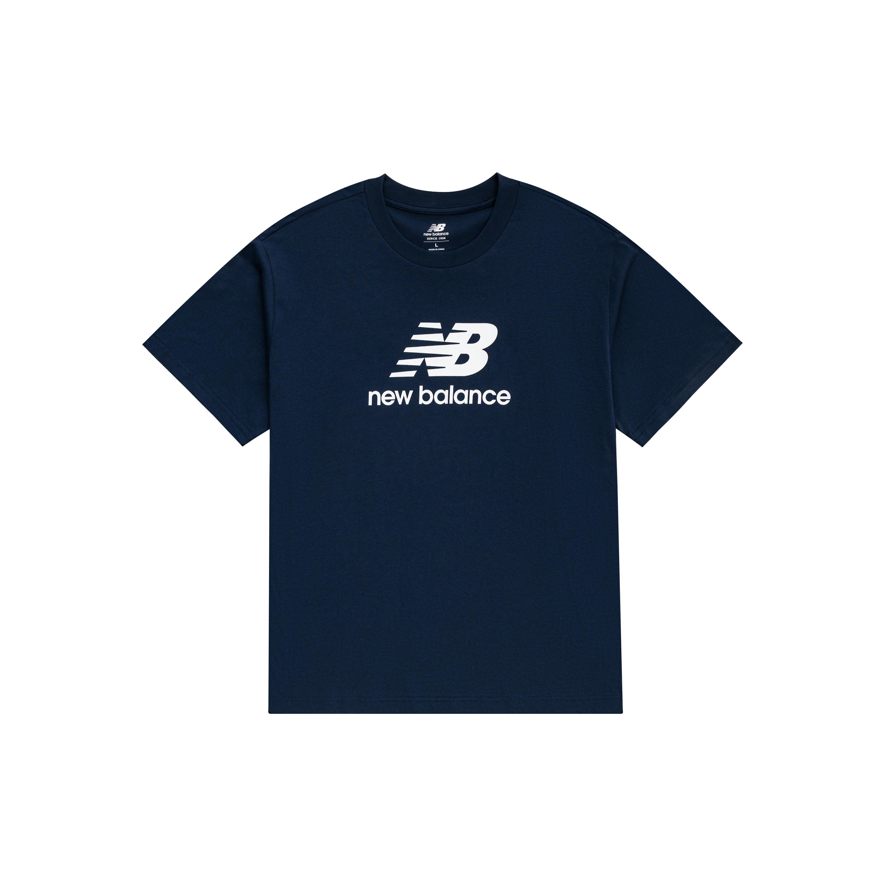 Футболка New Balance Унисекс Темно-синяя AMT31541-NNY