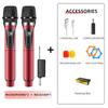 2 Channels Karaoke Mic Micphone Clear Sound Condenser Microphone  Karaoke Singing