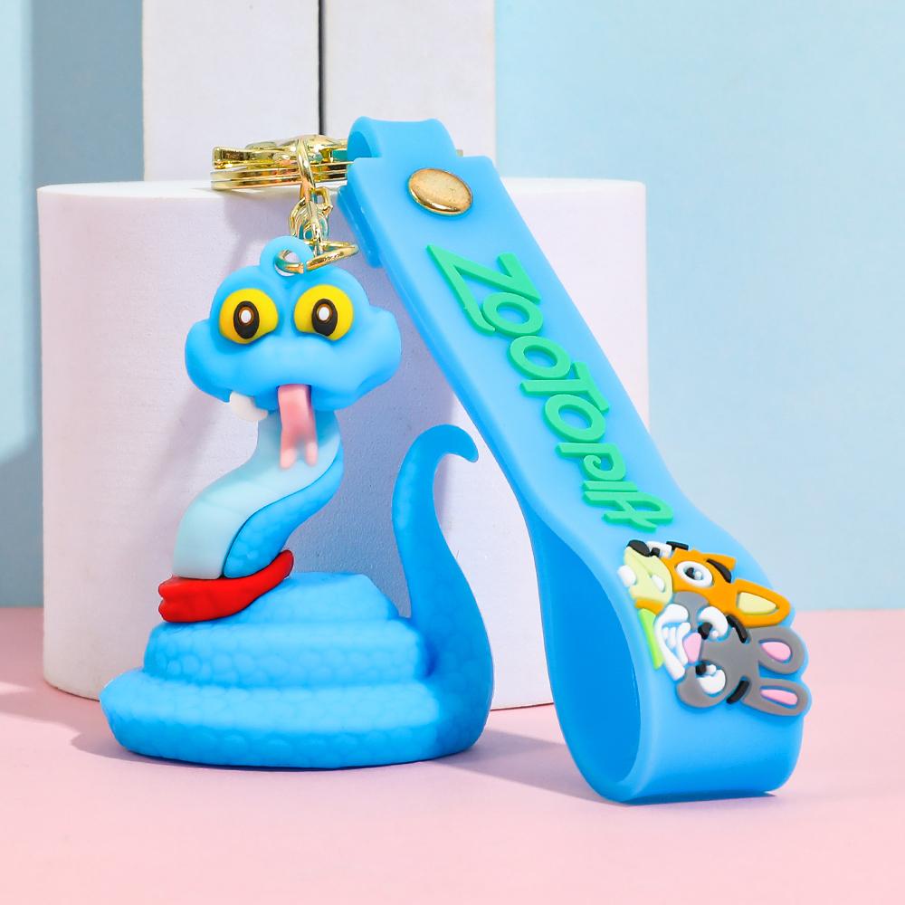 New Anime Zootopia 2 Figure Cute PVC Doll Car Key Ring Accessories Bag Pendant Charm Perfect Christmas Gift for Her