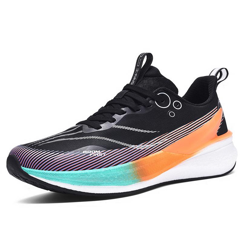 Running Shoes Men's Summer Breathable Children's Sports Shoes Student Test Sports Carbon Board Racing Shoes Women
