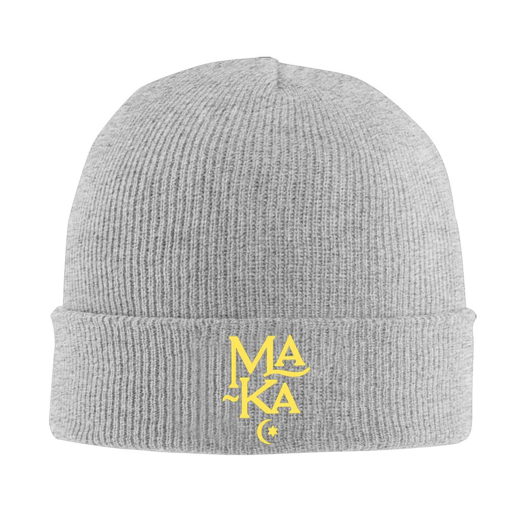 Female Male Rapper Maka Aura 2025 Tour  Beanie Hats  Y2K Cool Knit Hat Spring Outdoor Caps Graphic Head Wrap Bonnet Hats