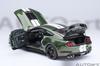 AUTOart Scale Ford Mustang Shelby GT500 Finished Model 73097 1/18 (Green/White Stripes)