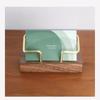 Tabletop Shelf Wooden Card Holder Card Storage Cards Display Stand Fashion Card Organizer  High-End