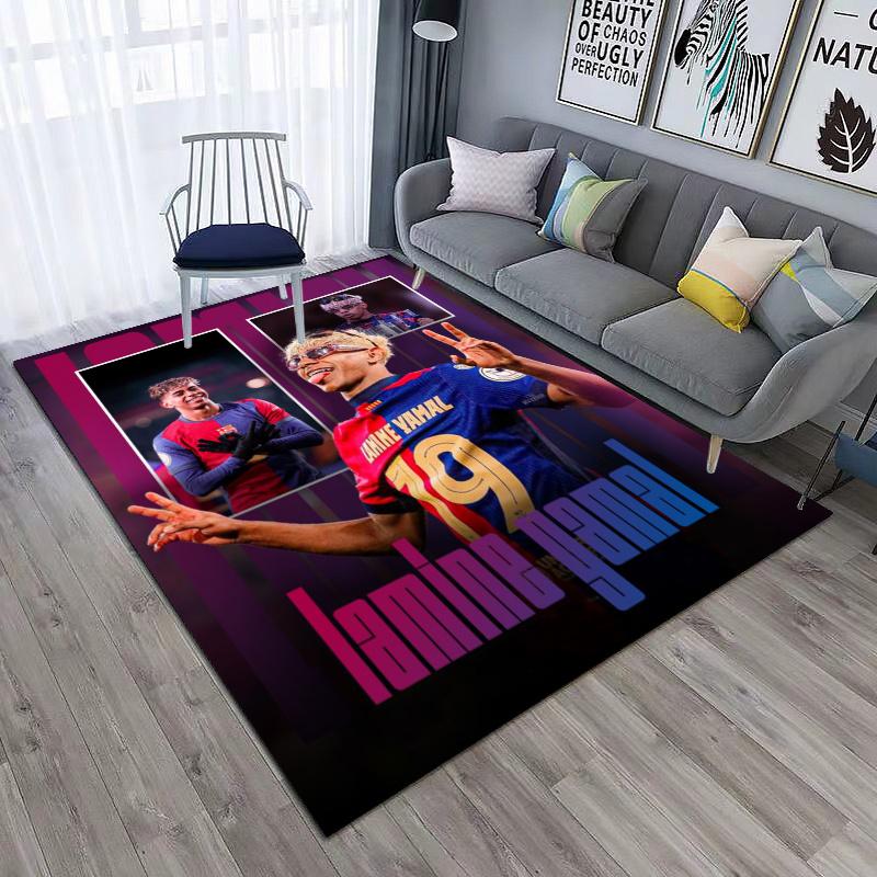 FC Barcelona's Lamine Yamal Young Player of the Year carpet is suitable for living room and bedroom doormats office balcony decorative carpet 9