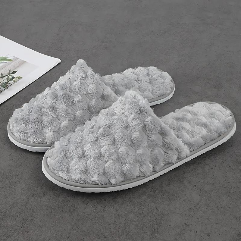 

Плюшевые тапочки смешанных цветов, Гостиничные тапочки, Теплые дорожные тапочки, Домашние тапочки, Тапочки для пары, Одноразовые тапочки для дома One-size серый