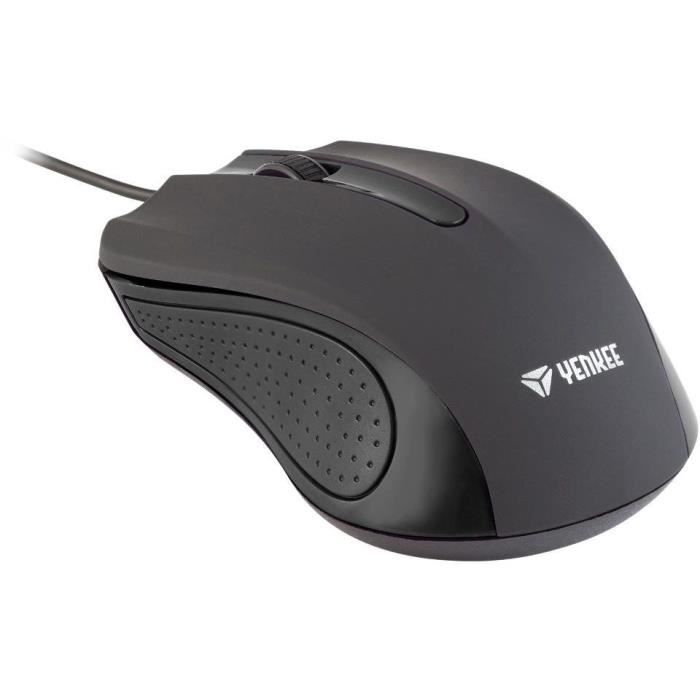 Souris - SUVA NOIR - YENKEE - YMS 1015BK