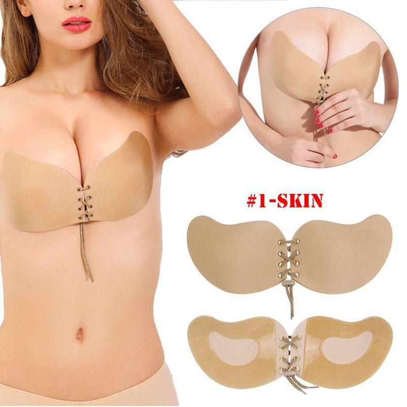 Women Sexy Lingerie Silicone Adhesive Stick On Magical Push Up Invisible Bra For Ultimate Comfort And Support