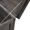 Garden Chest Anthracite 50 x 49 x 56.5 cm Solid Pine Wood