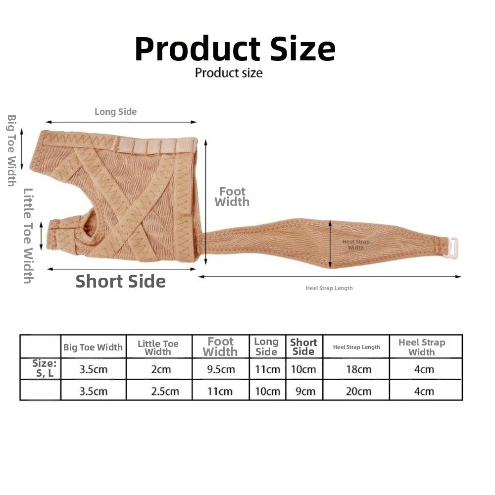 Adjustable Design Bunion Corrector Breathable Hallux Valgus Corrector Toe Straightener Night Use