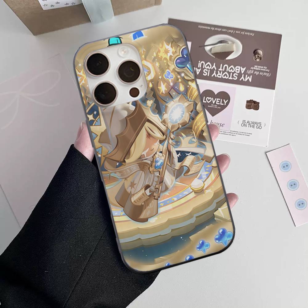 Cookie Run Kingdom Für iPhone 16 15 14 13 12 11 17 Pro Max Plus Wellenförmige geriffelte Handyhülle Anti-Drop-Abdeckung