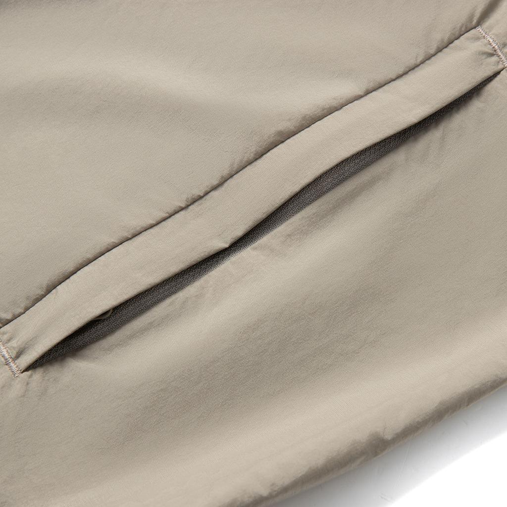 Li Ning Sports Trend Series Casual Minimalist Solid Color Loose Hooded Windbreaker Men Outerwear Stone-Lotus-Brown AFDV287-2