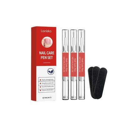 Nail Care Pen Set: Gentle Brightening Treatment for Daily Nourishment with Easy Application