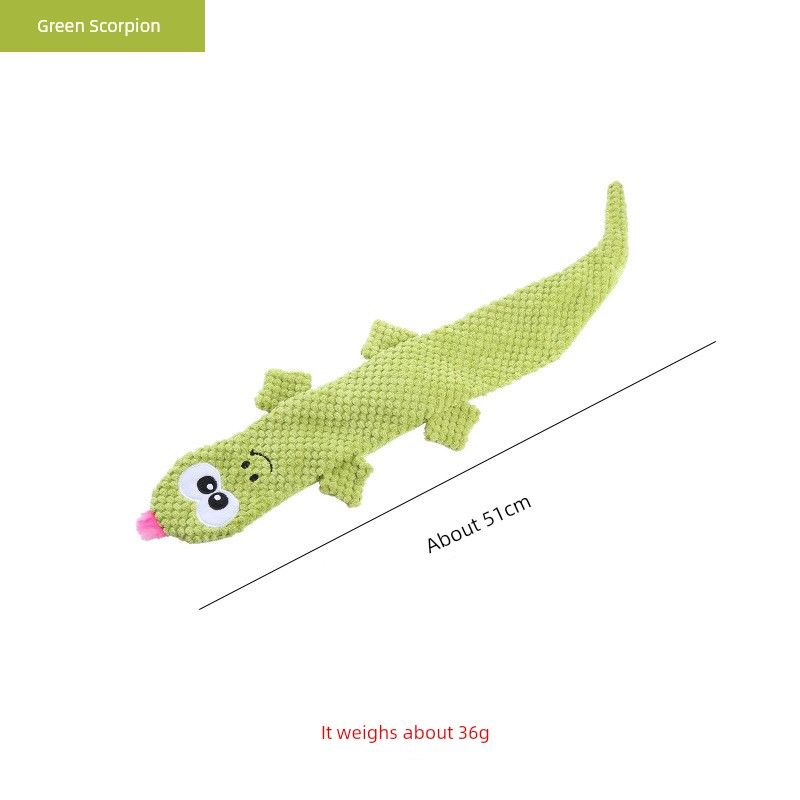 

Pet Supplies Leather Phone Case Animal Stuffed Toy Interactive Bite-Resistant Molar Leather Phone Case Dog Toy Green Lizard