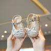 Baby Girl Sandals Toddlers 1-3 Years Soft Sole Non-Slip Princess Style With Bow Strap Footwear