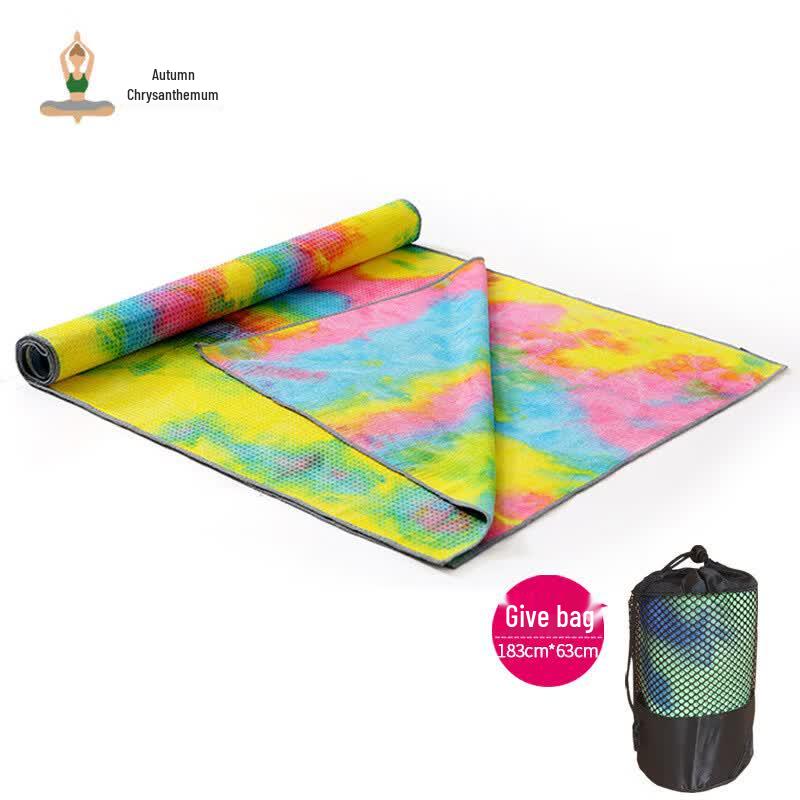 

Tie-Dye Anti-Slip Yoga Mat Towel (2-Pack)