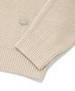 FALLETT V-Neck Collared Knit Light Beige