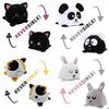 Reversible Flip Cat Plush Stuffed Toy Soft And Cute Animal Doll For Children Gifts