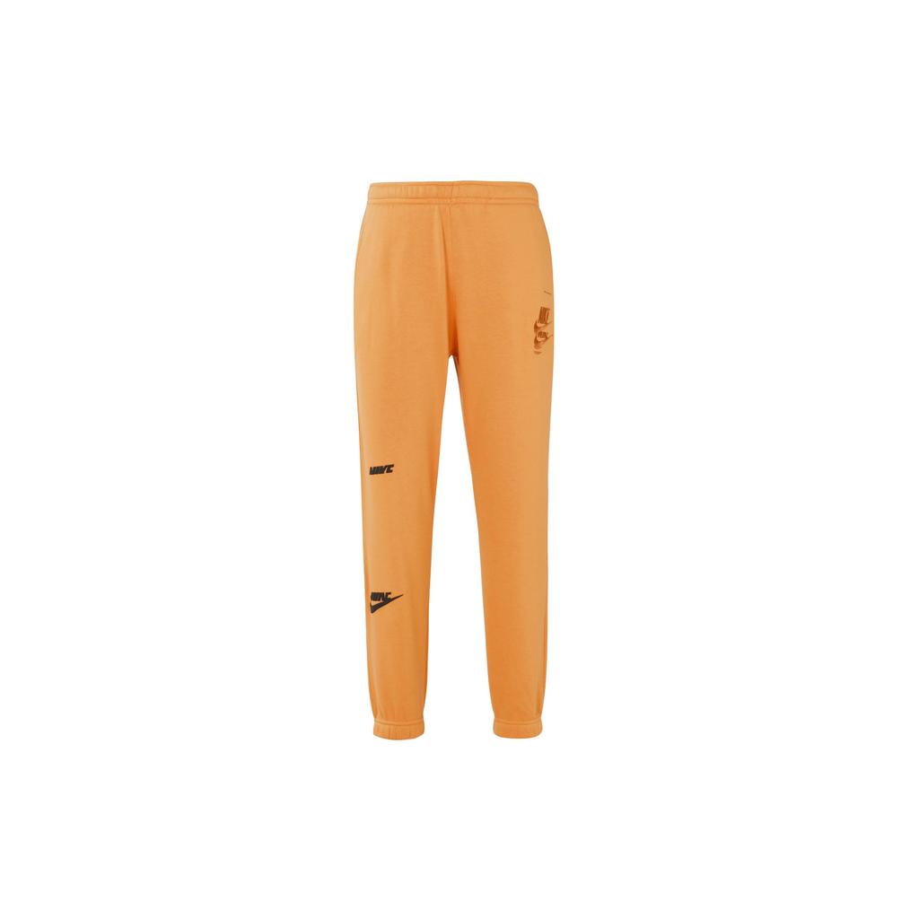 Nike Casual Pants Men's Orange Moderate Sweatpants DM6872-808