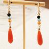 Trendy Chinese national style earrings design trendy long earrings