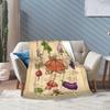 Fall In Stardew Valley Coral Fleece Plush Throw Fashion Blanket Plant Illustration for Couch Knitted Fashion Blanket Super Soft Portable Qui