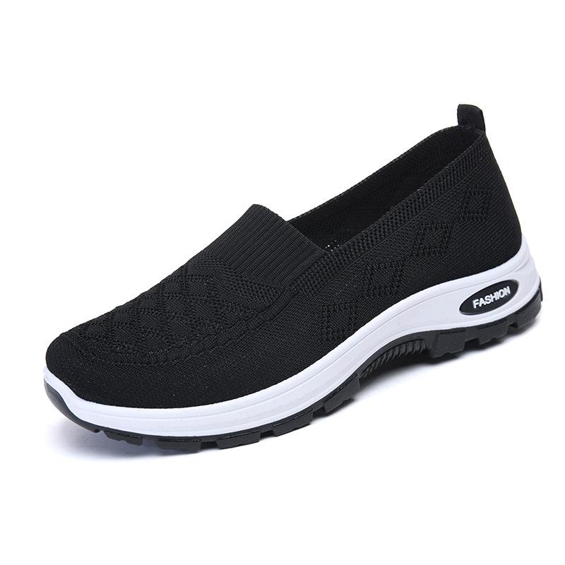 Women's Breathable Outdoor Casual Spring Shoes - Comfortable for Middle-aged and Elderly