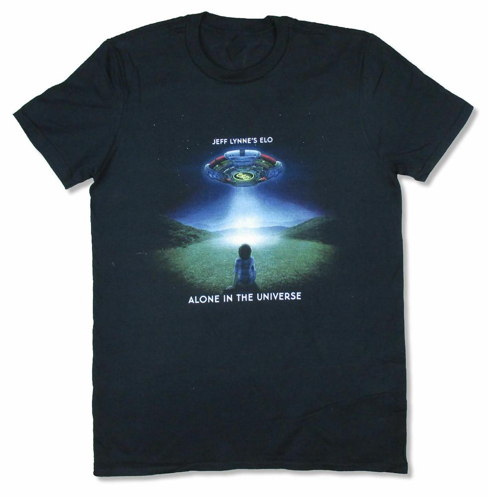 ELO Jeff Lynne Alone In the Universe 2016 UK Europa Turné T-skjorte Topper Tee S-4XL