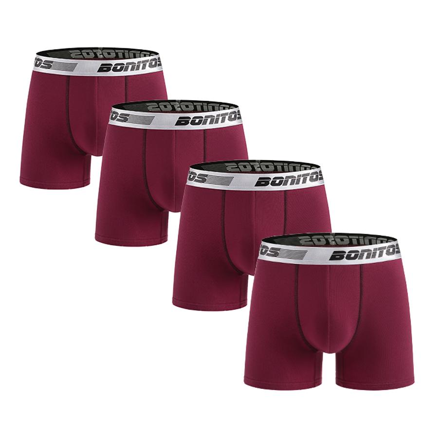 

4pcs Cotton Men s Panties Sexy Mens Underpants Letter Elastic Band Boxer Briefs Men Boxers Underwear Man Shorts