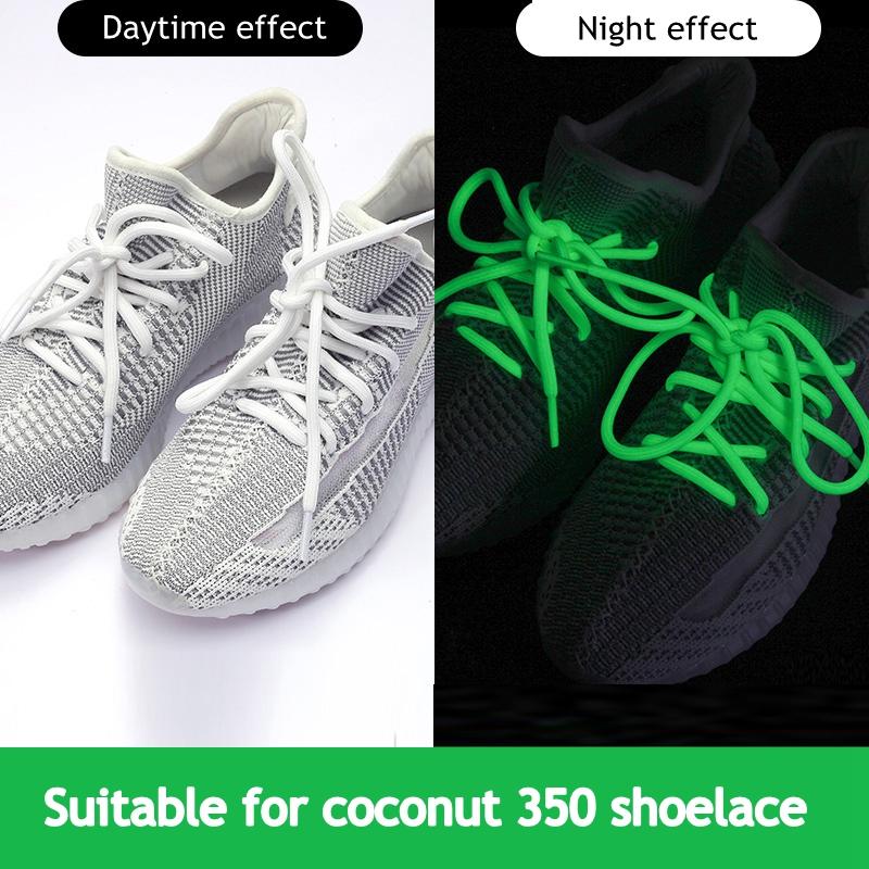 Luminous Shoe laces 0.5CM Bold High Quality Fluorescent Shoelaces Glow In The Dark Night Round Shoelace Sneaker Laces Shoes
