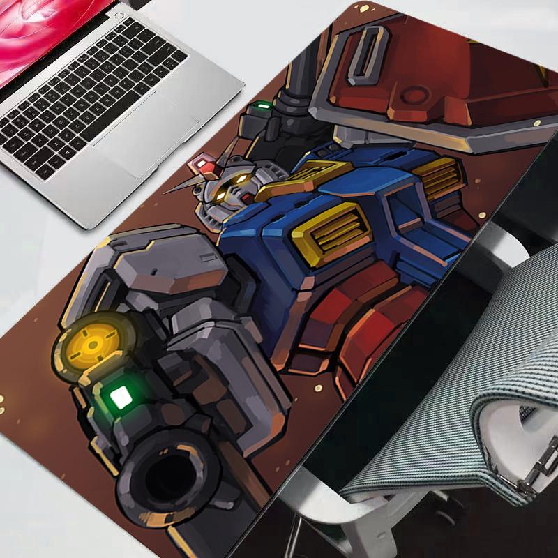 Mouse Pad Larger XXL Speed Mini Pc Mobile Suit Gundam Computer Keyboard Desk Mat Gaming Accessories Mousepad