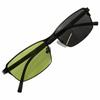 KKD Polarized Photochromic UV 8726 Polarized Photochromic Color-Changing Sunglasses, Metal, Square, Lightweight, Protection, (Brown, Yellow/Smoke)