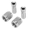 4pcs Stainless Steel Barb Fitting Set 8mm Barb Hose Swivel Nut Convenient Swivel Nut Barb  Home Brew
