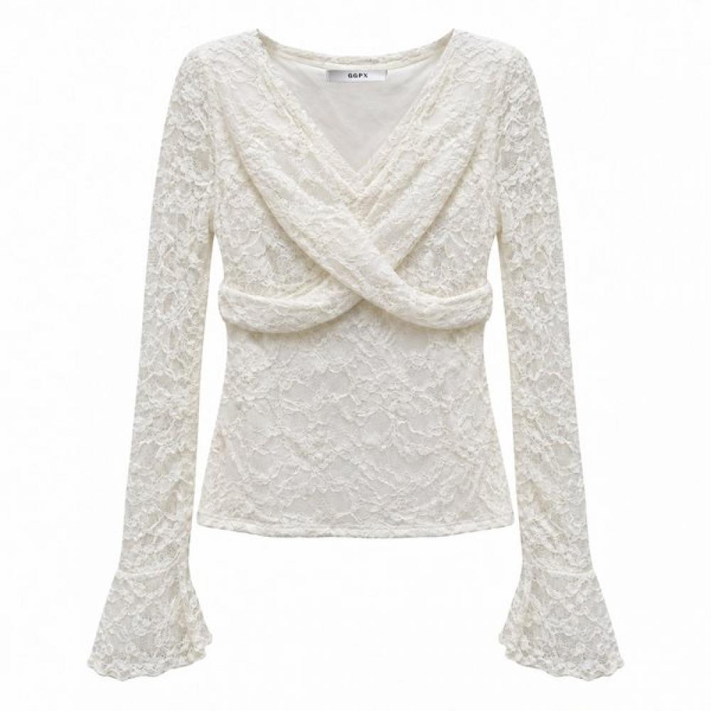 Ggpx New York Lace Twist Blouse Gq9sh021f