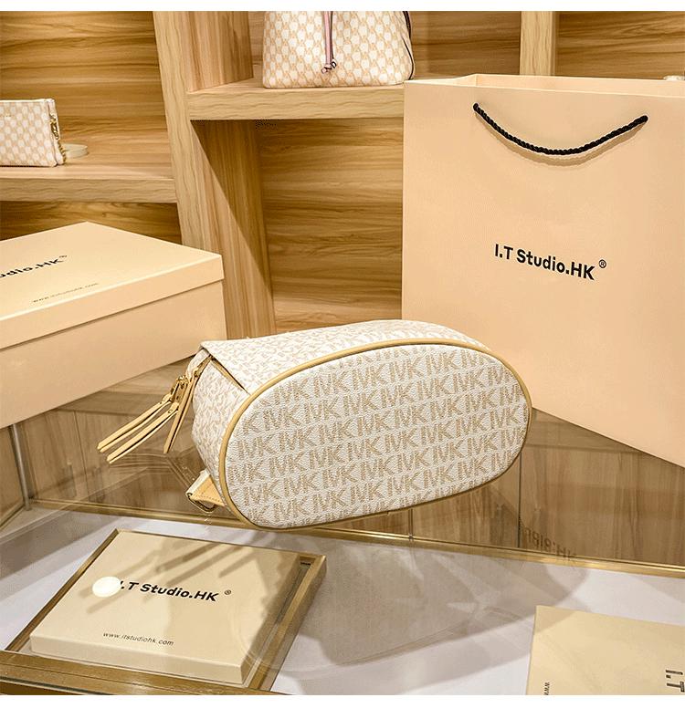 Hong Kong Genuine Leather Women's Backpack 2025 - New Summer Fashion, Large Capacity for Travel & School