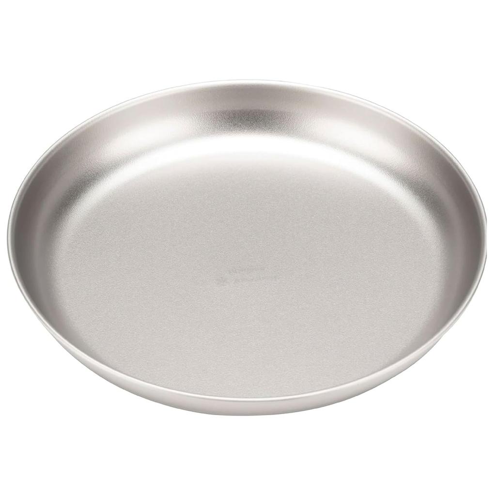 Snow Peak Trek Titanium Plate STW-002T Ultra Lightweight Solo Camping Dishware