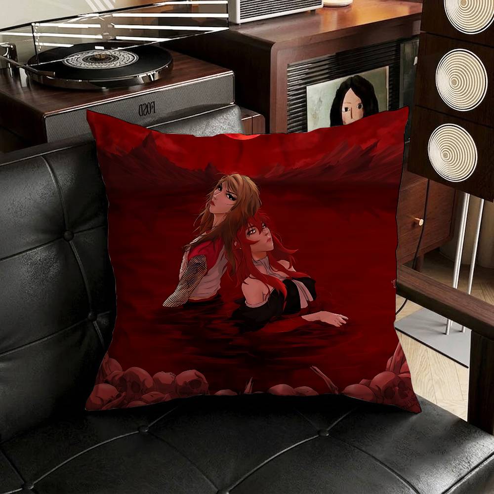 arelyhuman Pillow Case Sofa Living Room Bedroom Headboard Backrest Cushion Square Cushion Nap Time