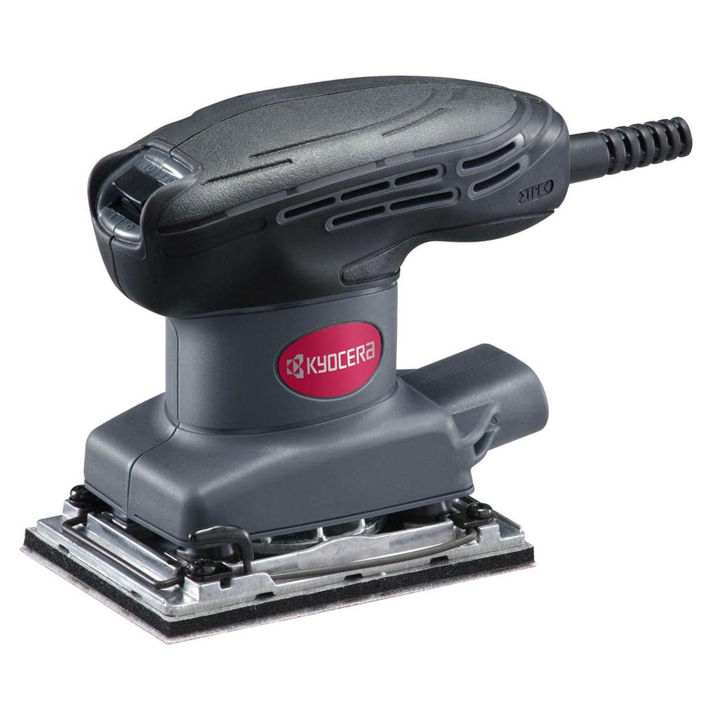 Kyocera Professional Sander AS555M 629050A Black Pad for easy sandpaper attachment and removal Compact and lightweight 760g for Dry sandpaper clamp