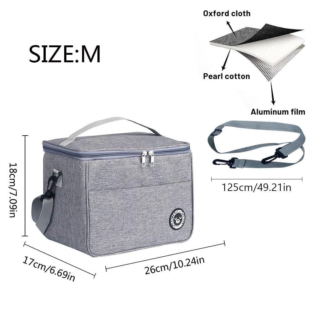 Picnic Insulated Lunch Box Portable Refrigerated Bag Large Capacity Waterproof Lunch Bag Picnic Bag