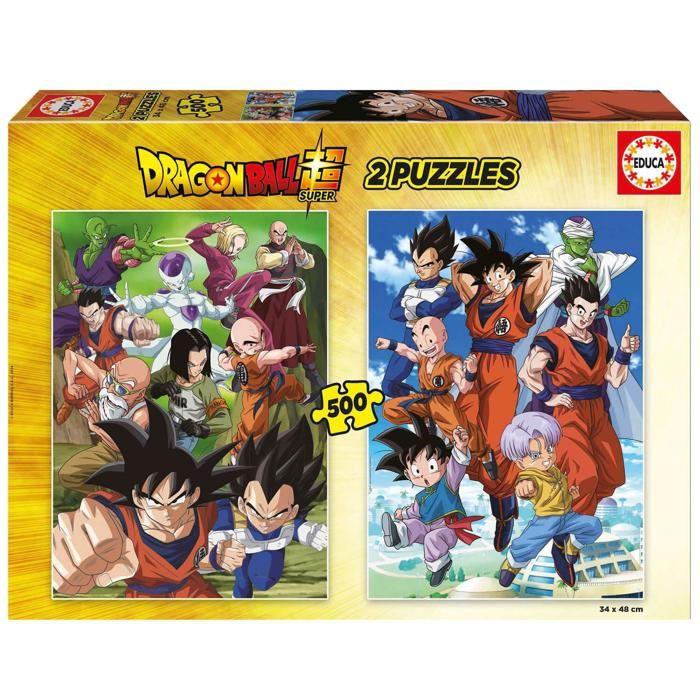 Puzzle 2 x 500 pièces : dragon ball