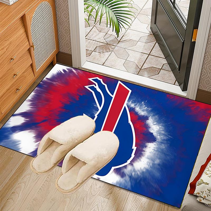 Buffalo Basketball Logo Rug Office Carpet Non-Slip Mat, Chair Rug Floor Covering for Gaming, Bedroom, Living Room , Home Decor Christmas Gift