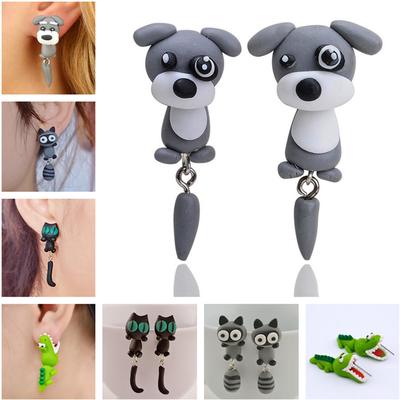 6pcs goofy dog dogs Earring studs Stud jewelry earrings anime gift gift