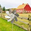 Corrosion Resistance Stainless Steel Windmill Removable Rotating Garden Pinwheels  Outdoor