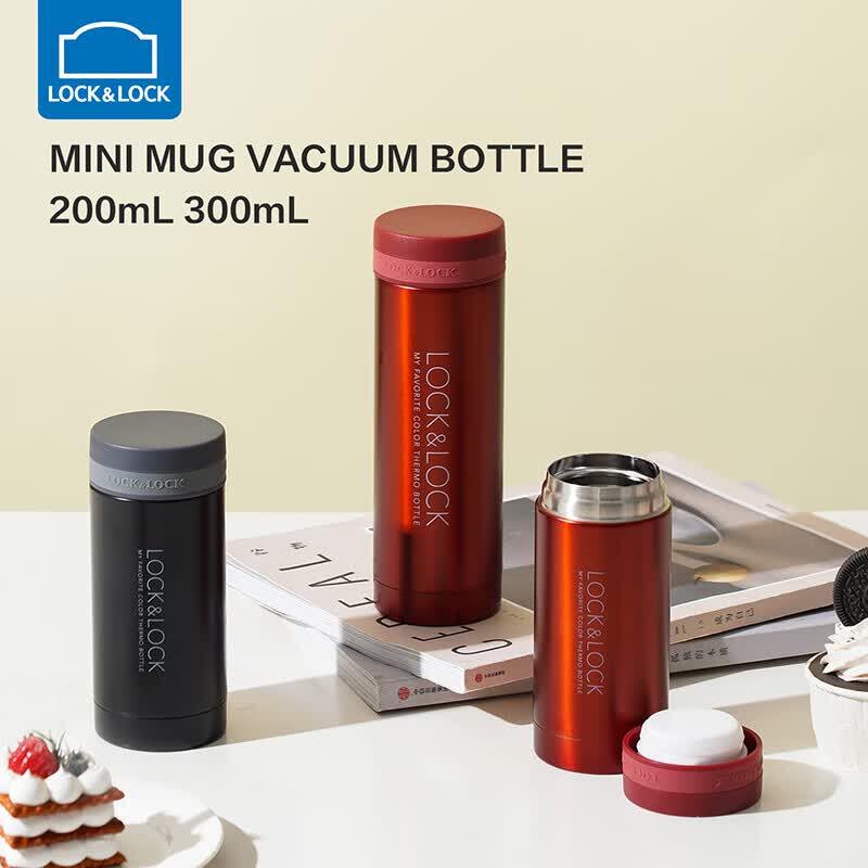 Lock&Lock LHC561 Slim Stainless Steel Insulated Thermos Mug